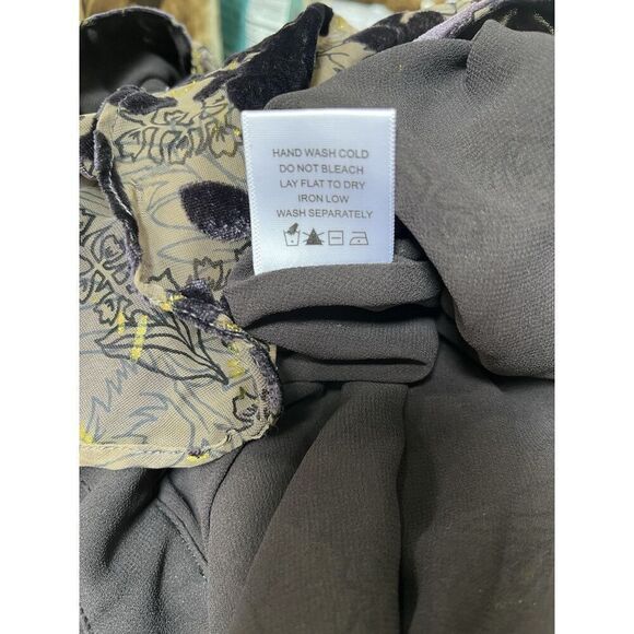 House Of Harlow 1960 X Revolve Mini Dress Purple Velvet Ruffle Deep V Women’s M - Picture 7 of 16